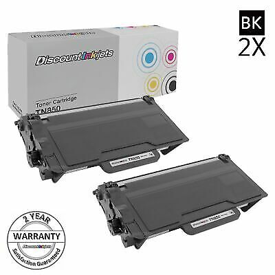 2Pk Comp for Brother TN850 TN-850 Black Toner Cartridge MFC L5700DW MFC-L3770CDW