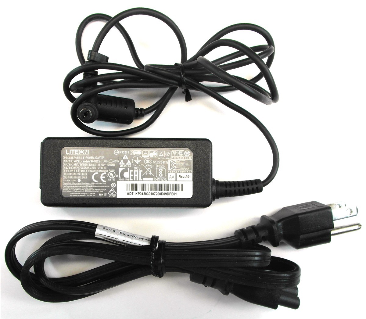 Genuine Liteon for Acer Charger AC Power Adapter PA-1450-26 19V 45W 5.5mm Tip