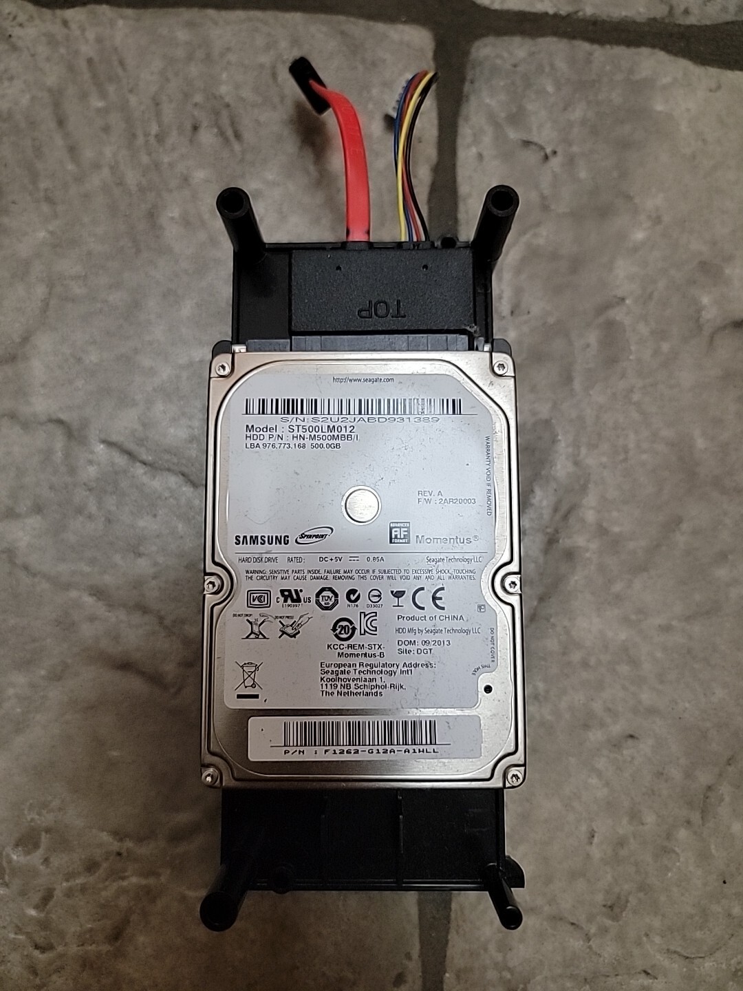 Samsung Spinpoint M8 500GB Hard Drive 2.5″ SATA 6Gb/s 5400RPM ST500LM012 B16