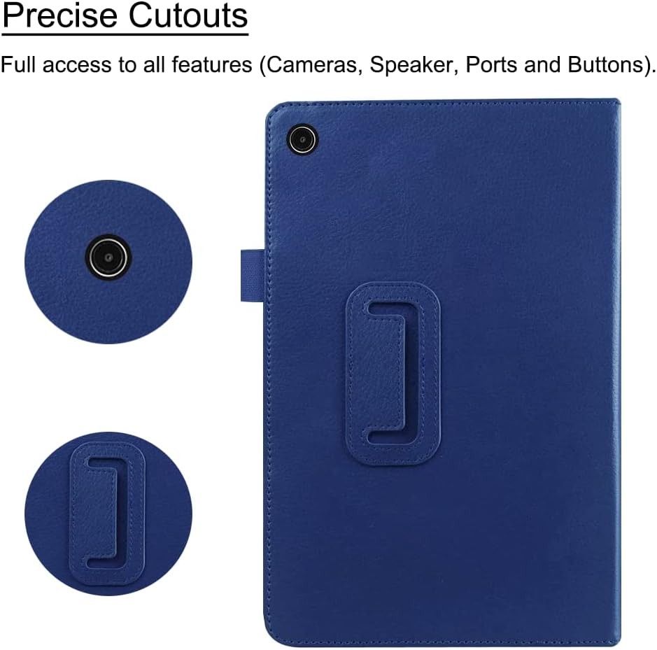 Folio Stand Protective Case for Samsung Galaxy Tab A8 10.5″ 2022 Model – Dark Bl