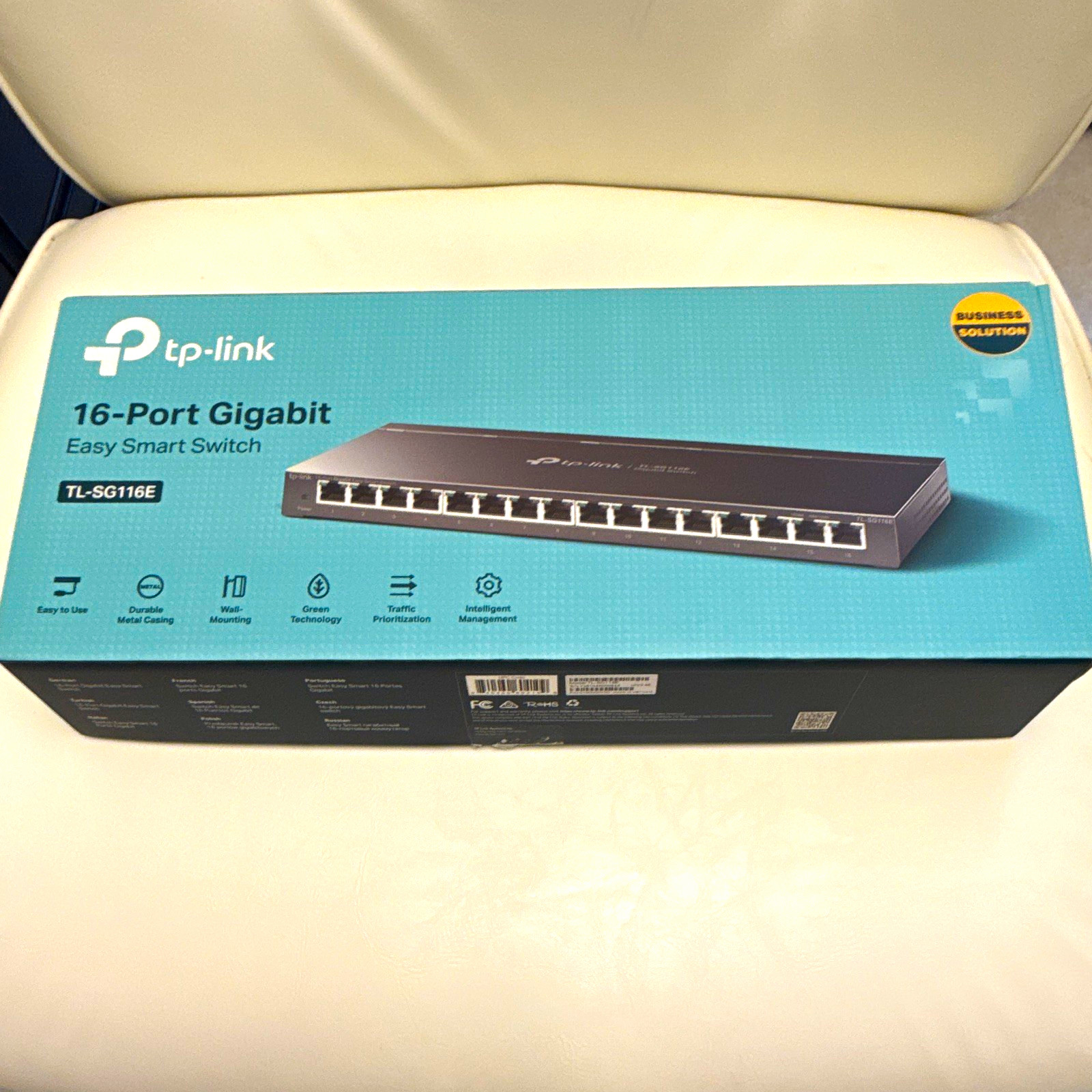 TP-LINK TL-SG116E 16-Port Gigabit Easy Smart Layer 2 Managed Switch