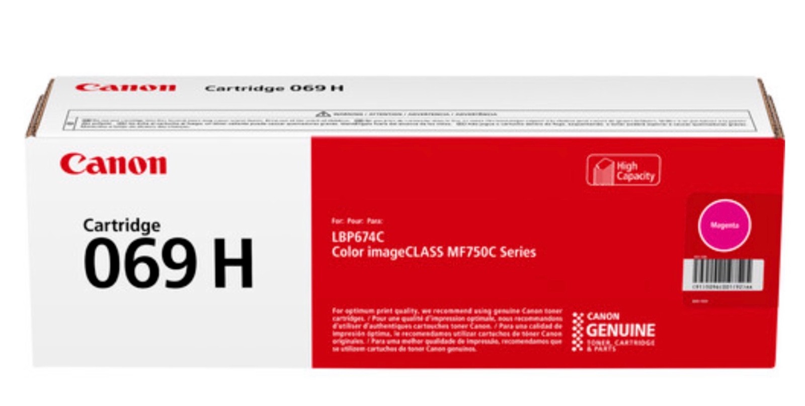 Canon 046H High Yield Toner Cartridge – Magenta