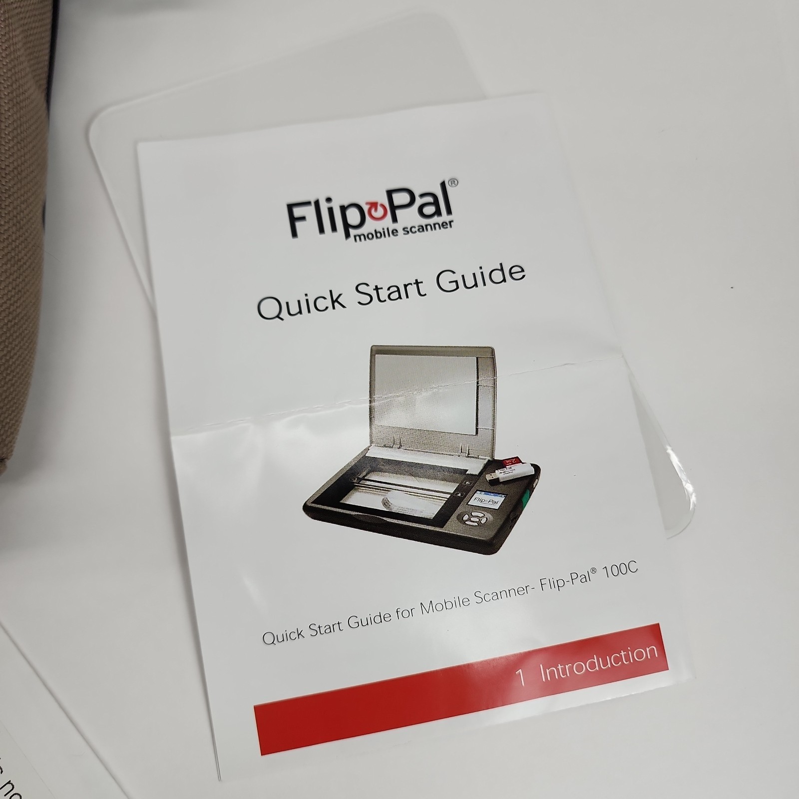 Flip Pal 100C Mobile Scanner w/ 2GB SD Memory Card & Travel Case – TESTED