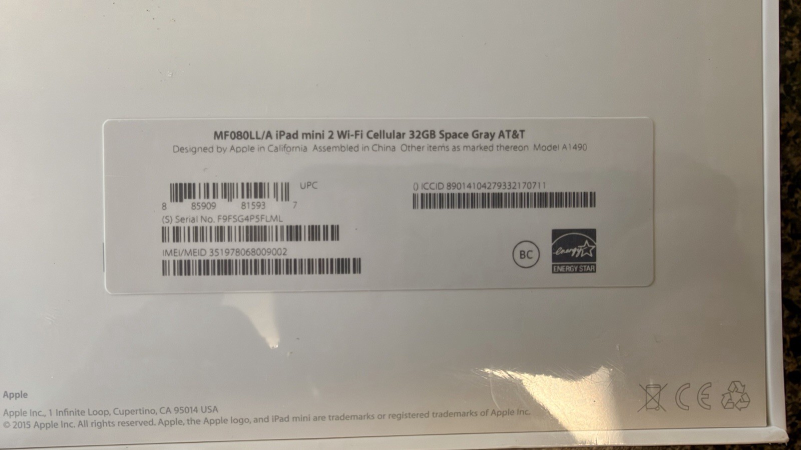 NEW SEALED Apple iPad mini 2 – 32GB – Wi-Fi + Cellular UNLOCKED – Perfect Box