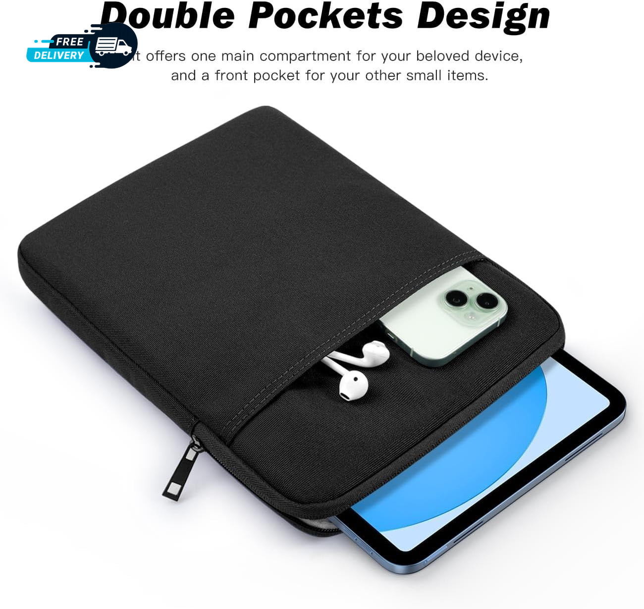 9-11 Inch Tablet Sleeve Bag Carrying Case for Ipad (A16) 11Th Gen 11″ Ipad 10Th.