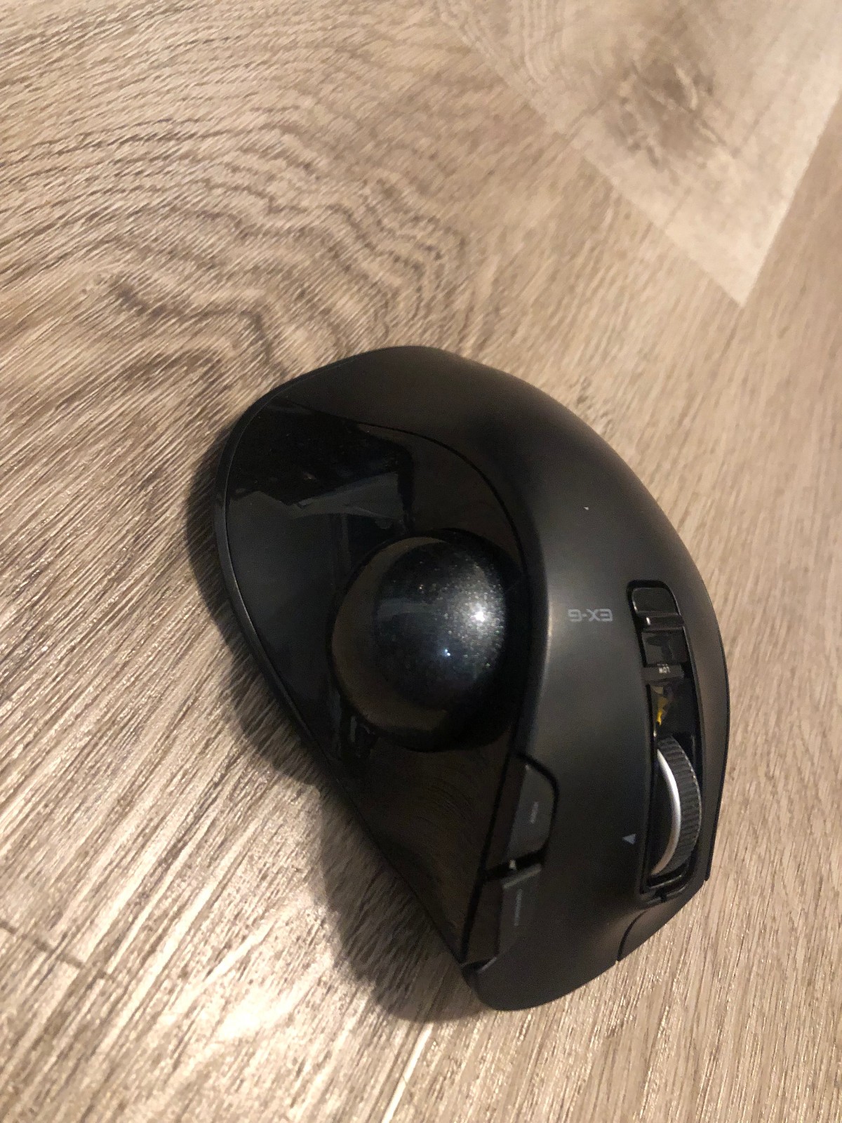 ELECOM EX-G Left Handed Trackball Mouse USB Wireless, Ergonomic NO RECIEVER