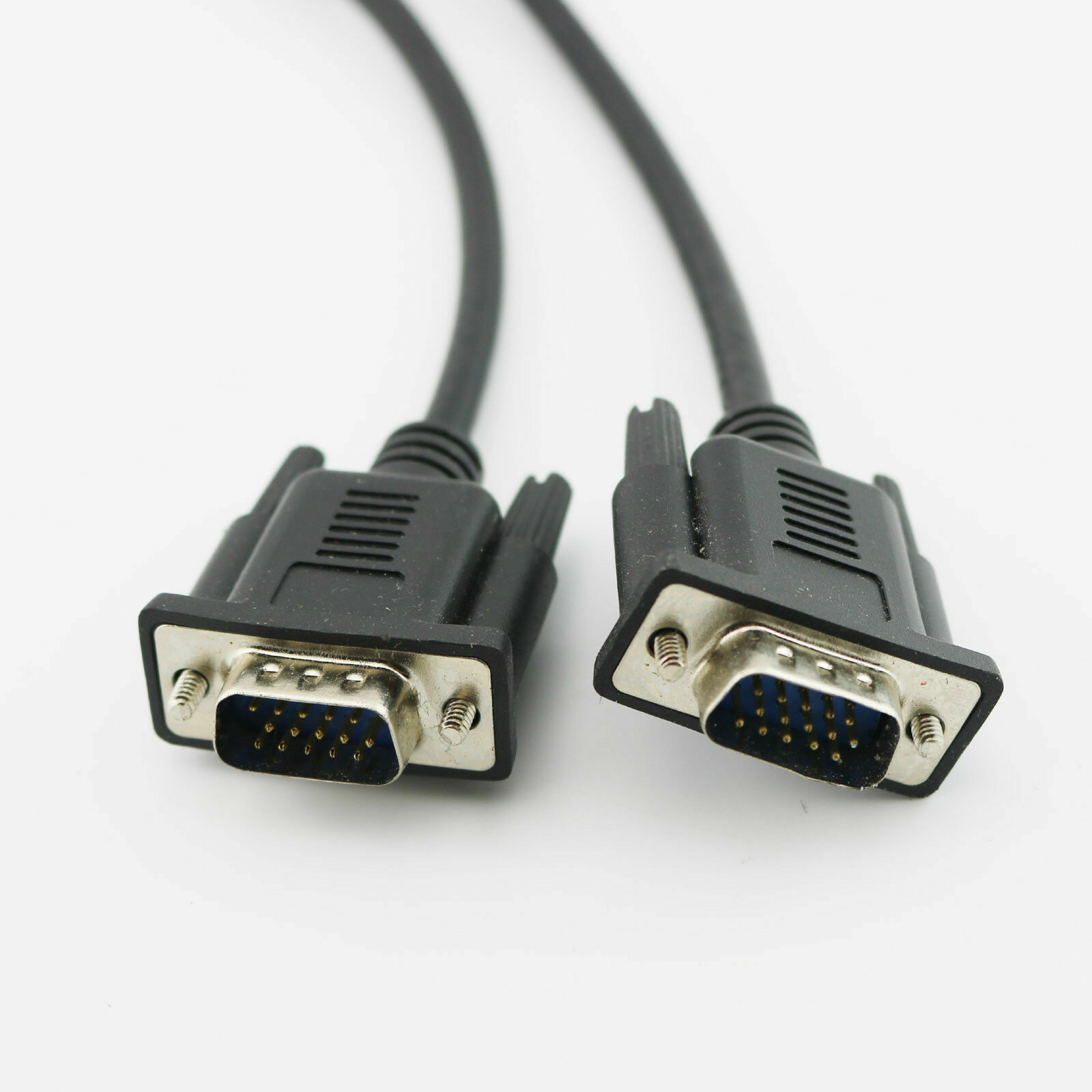 1pc HD 15Pin VGA D-Sub DB15 Short Video Cable Cord Male to Male for Monitor 30cm