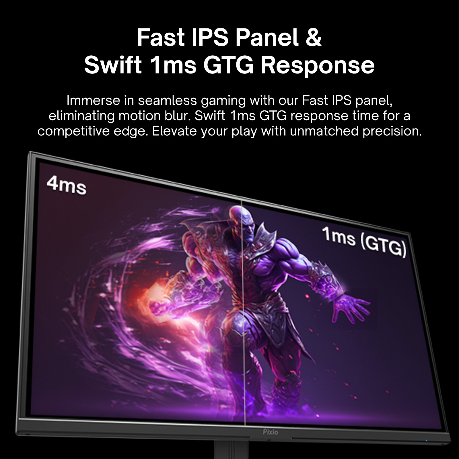 Pixio PX273 Prime 27 in 165Hz 1080p FHD 1ms GTG Fast IPS Gaming Monitor