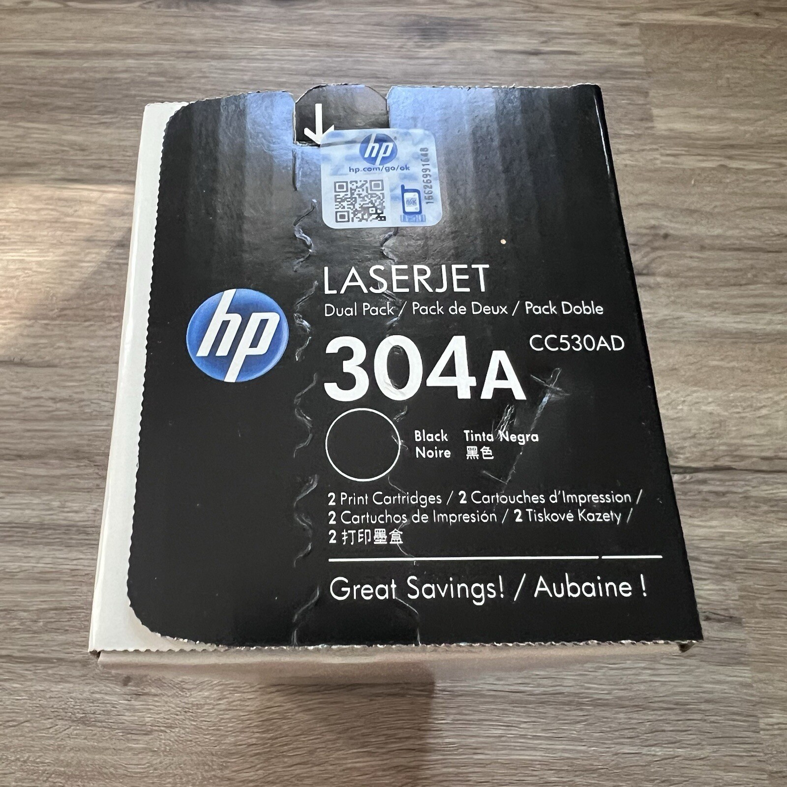 HP Laserjet 304A Black 1pack Only
