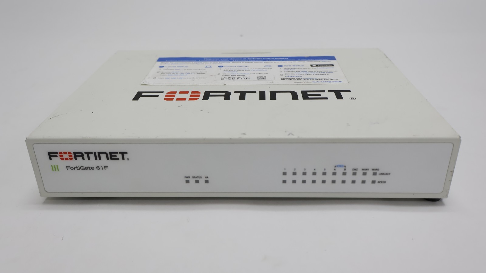 Fortinet FortiGate FG-61F Firewall Security Appliance – Used