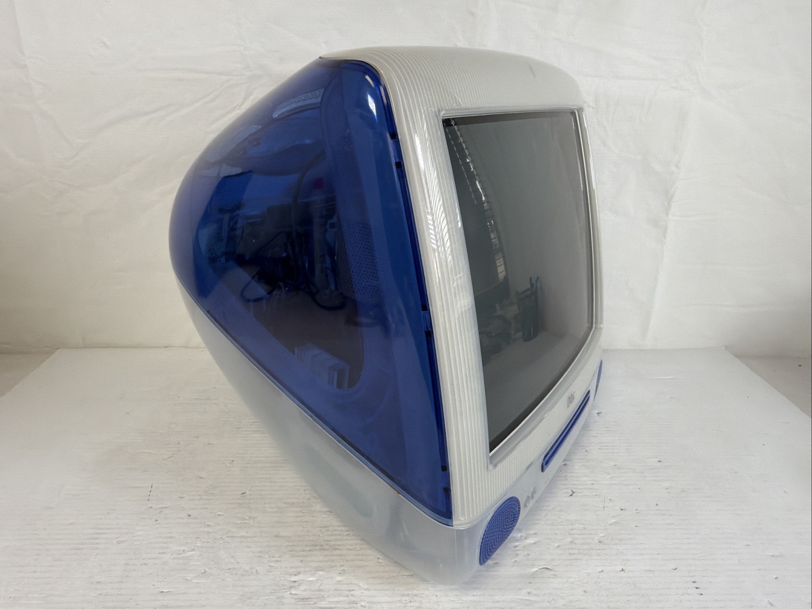 Vintage Apple iMac CRT PowerPC G3 M5521 Blue 350MHz, 192 MB, 6GB, Works Perfect