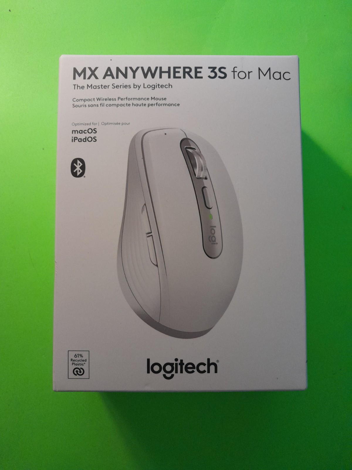 Logitech Mx Anywhere 3s For Mac, iPad Compact Wireless Bluetooth Mouse
