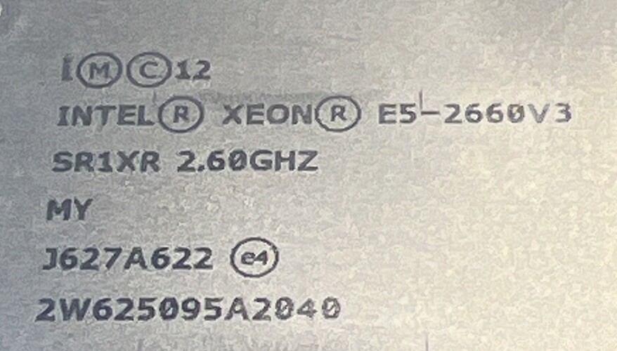 Intel Xeon E5-2660 V3 2.60GHz 10-Core 25MB LGA2011-3 Server Processor SR1XR 105W