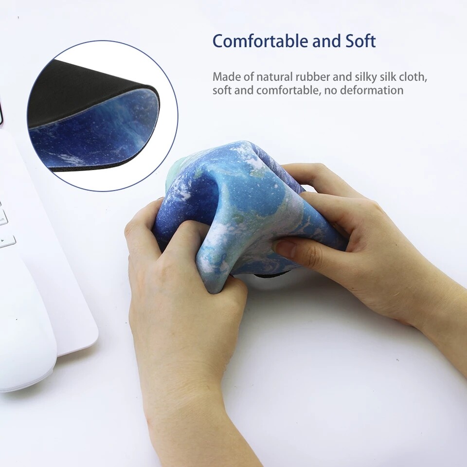 Non Slip Space Round Mouse Pads Mice Mats For Laptop Notebook Computer PC Gaming
