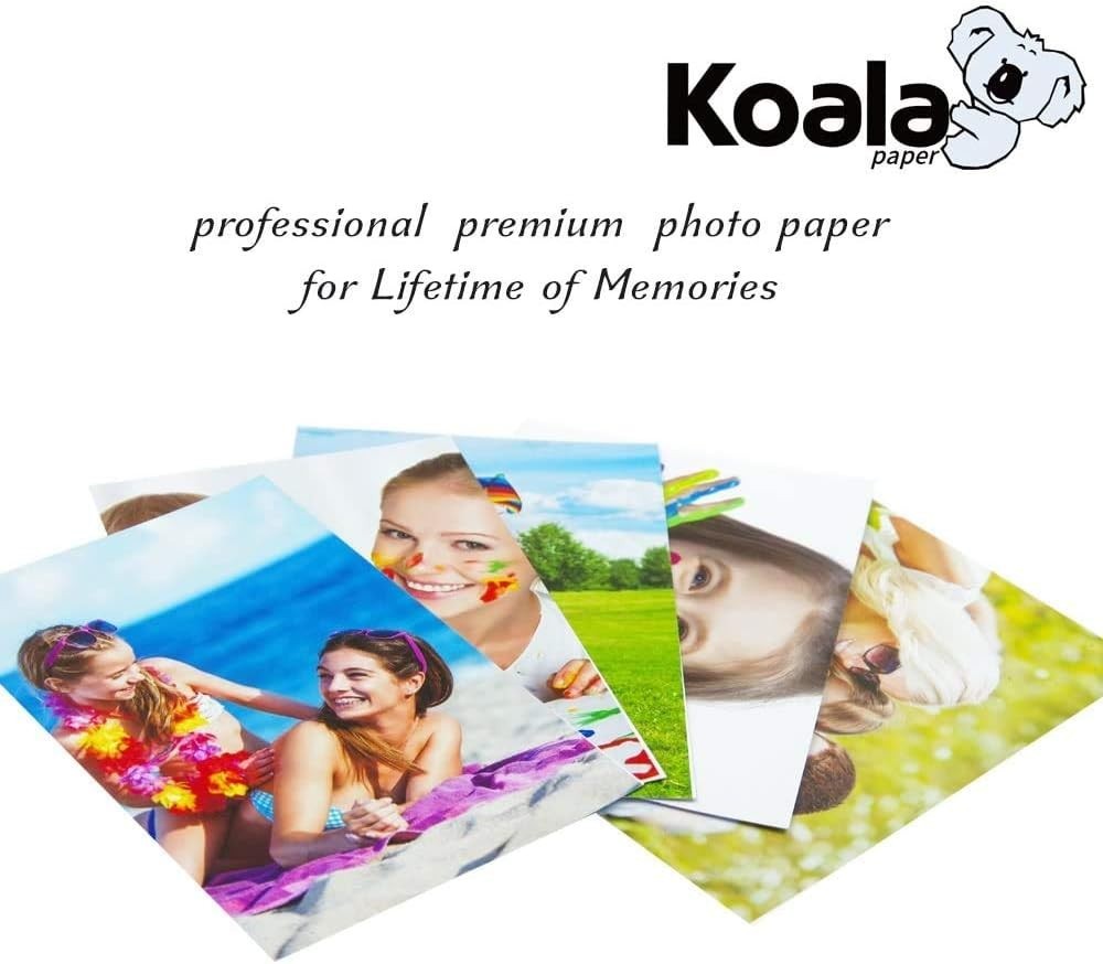 Vibrant Prints with Koala 13×19 Glossy Photo Paper – Water-Resistant, 50 Pack
