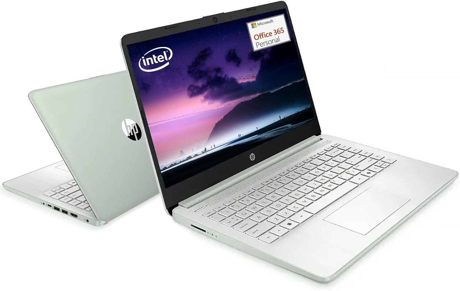 HP – 14″ Laptop – Intel Processor N150 – 8GB Memory – 128GB UFS – Willow Green