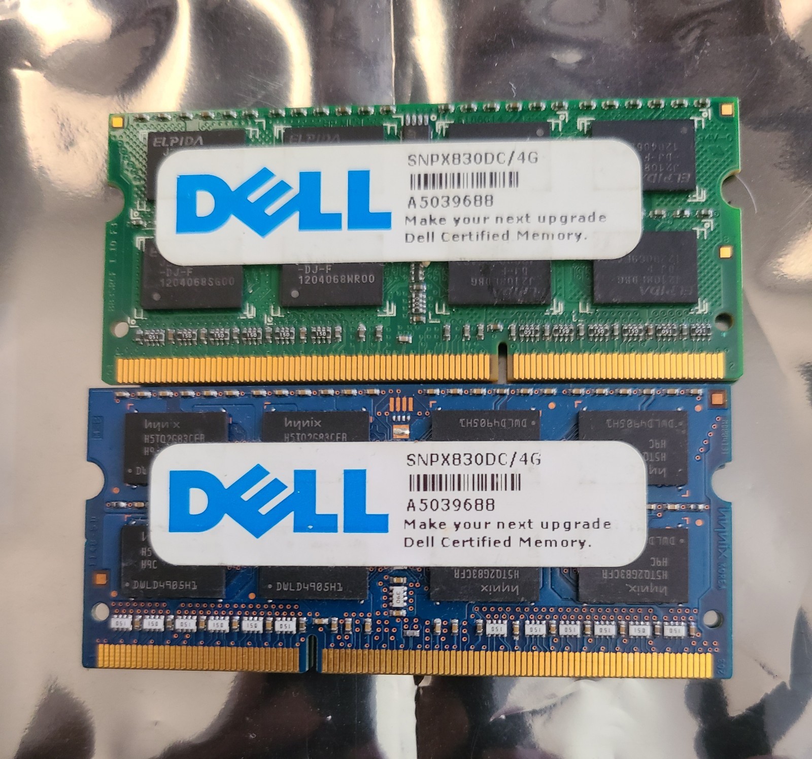 Dell DDR3L 8GB KIT 2 x 4GB PC3-10600s Laptop RAM Memory 1.35V