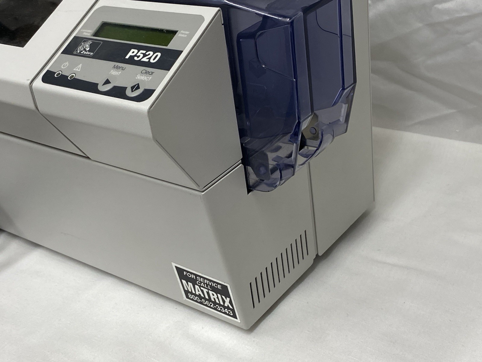 ZEBRA P520 ID PLASTIC COLOR CARD PRINTER LAMINATOR P520CM HIGH SPEED