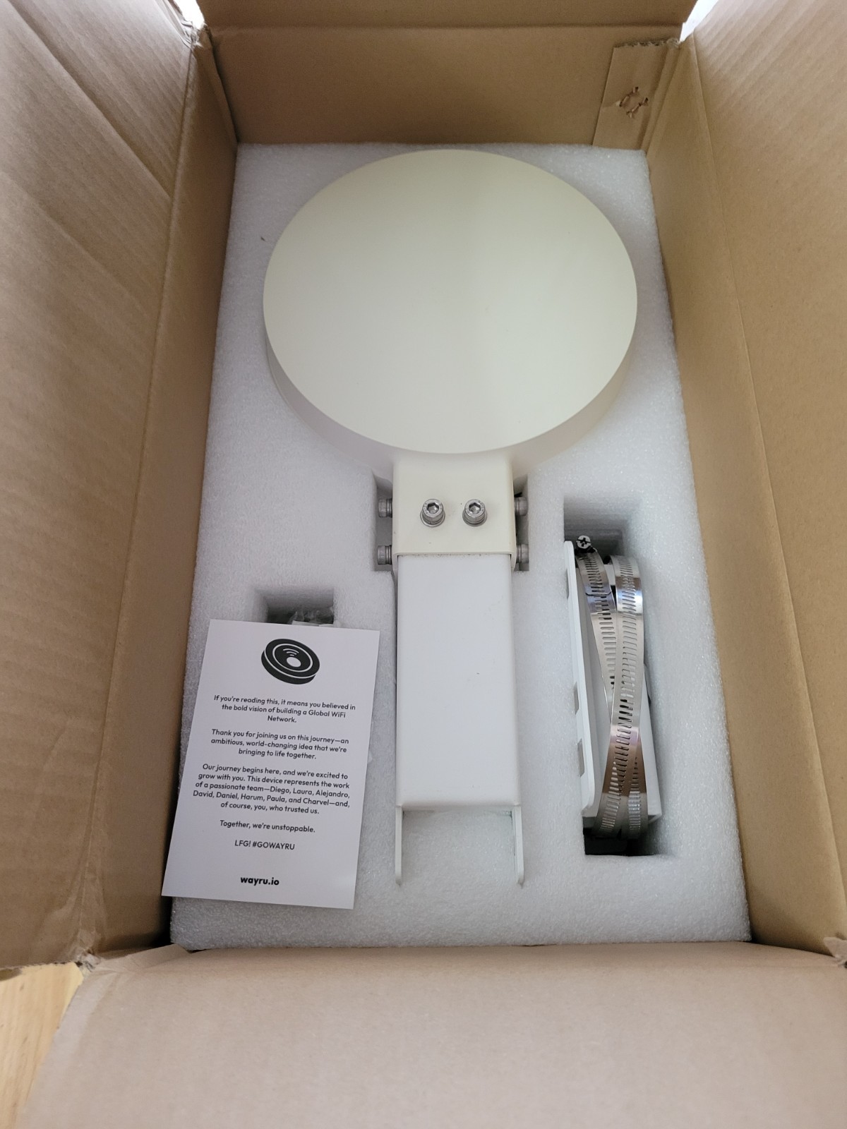Wayru Prometheus Outdoor Wi-Fi Miner -IOB