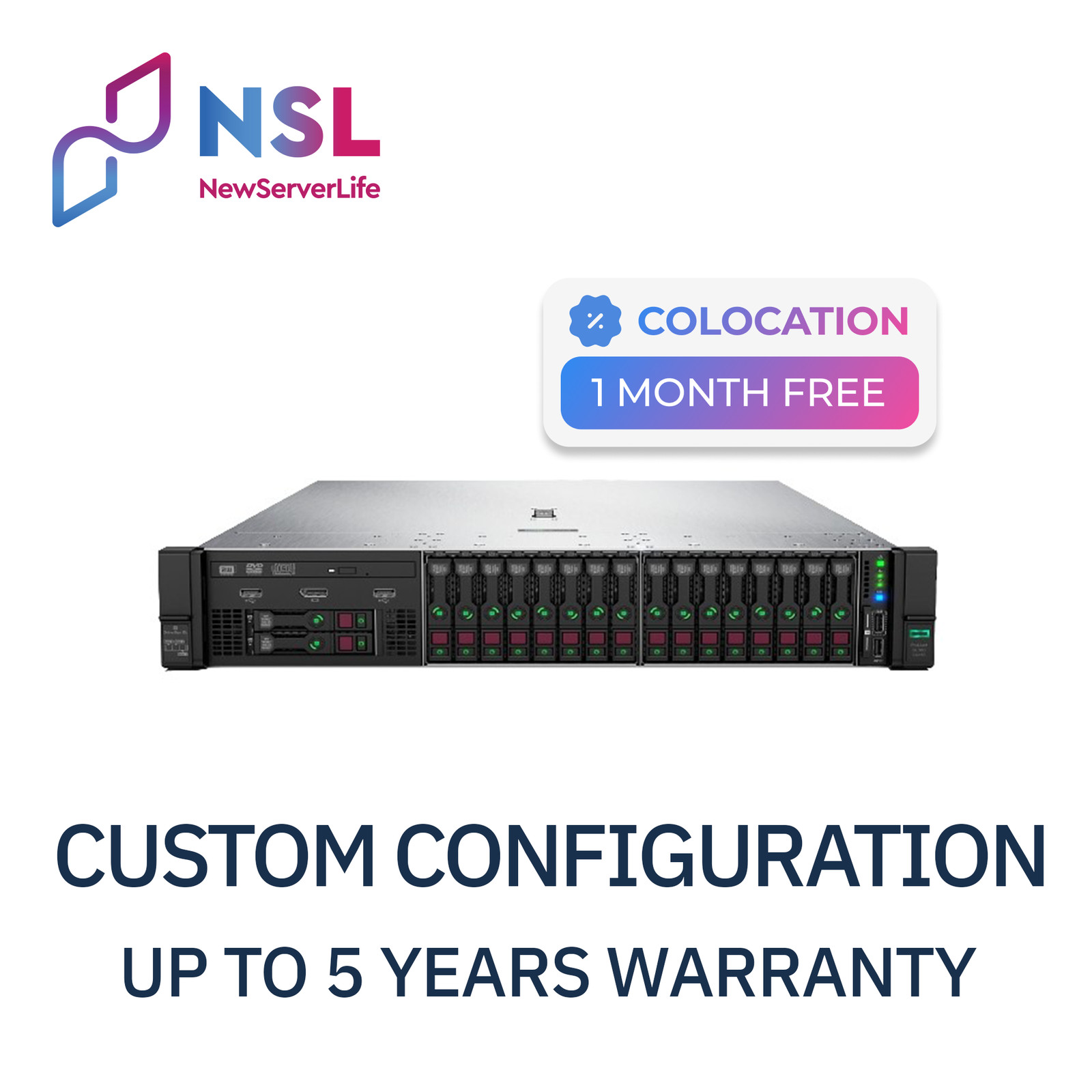 HP DL380 Gen10 16SFF 8NVME 2x Gold 6230 2.1GHz =40 Cores 64GB P408i-a 4xRJ45