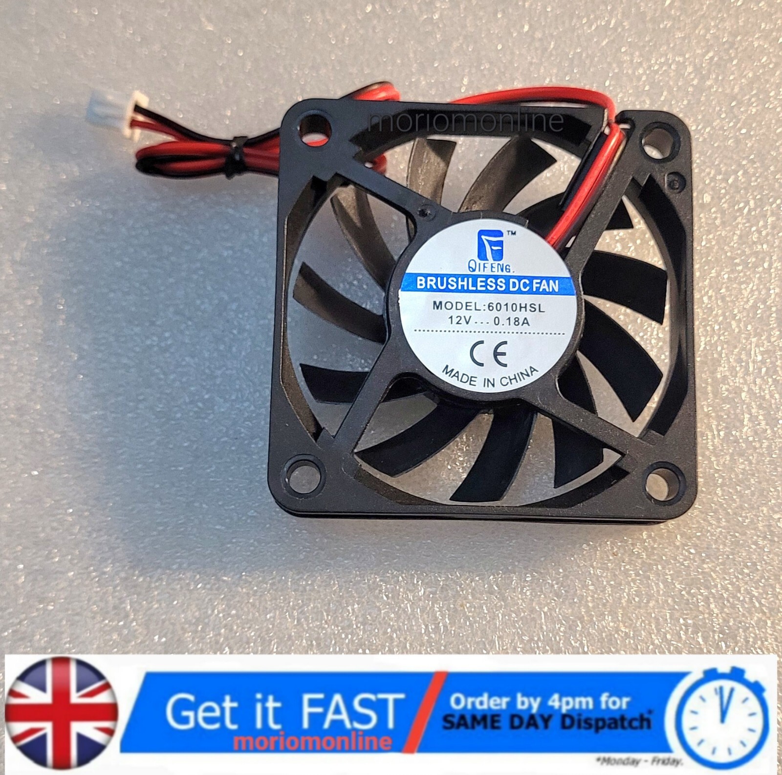 DC Brushless Cooling PC Computer CPU Fan 12V – 6010 60 x 60 x 10mm – 2 Pin