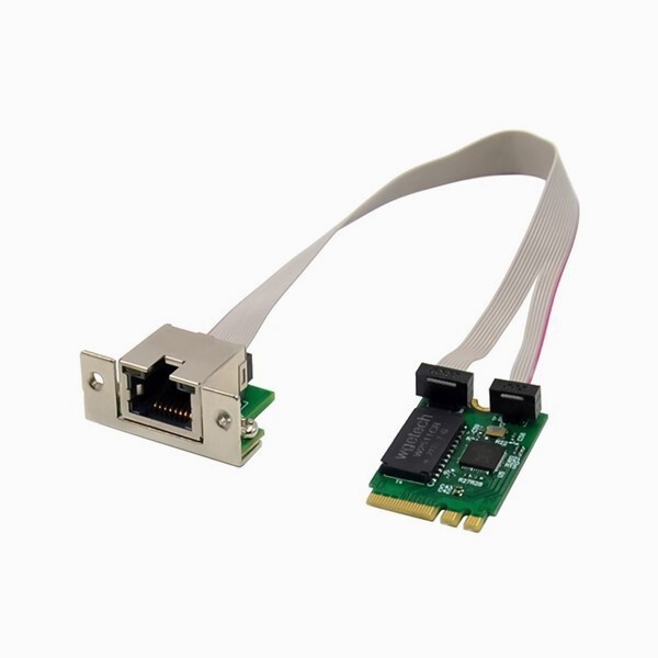 M.2 A+E To RJ45 RTL8111F Mini PCIE Gigabit Server Ethernet Network Card Adapter