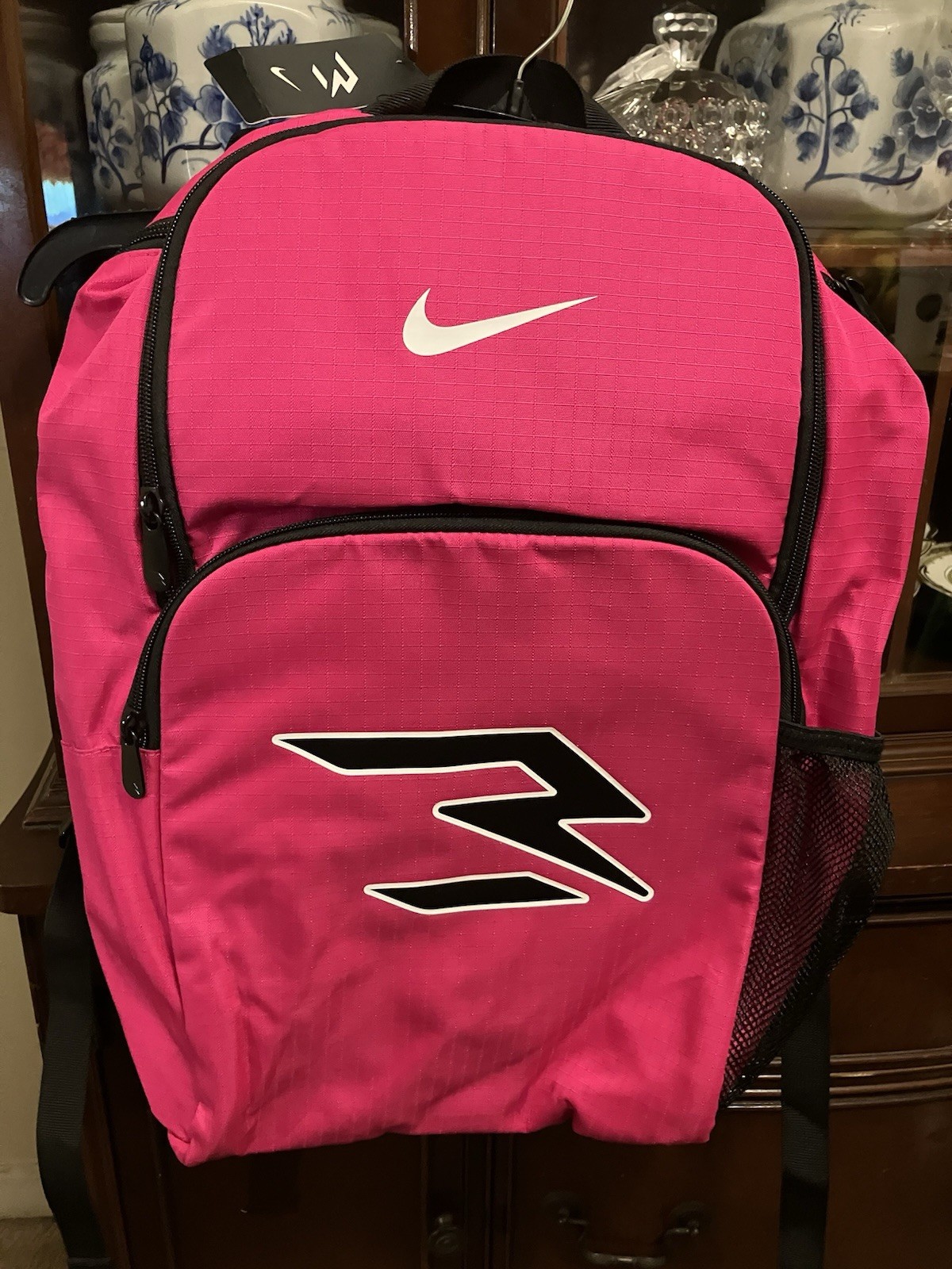 Nike 3Brand by Russell Wilson Blitz Backpack 15″ Laptop Hot Pink & Black NWT
