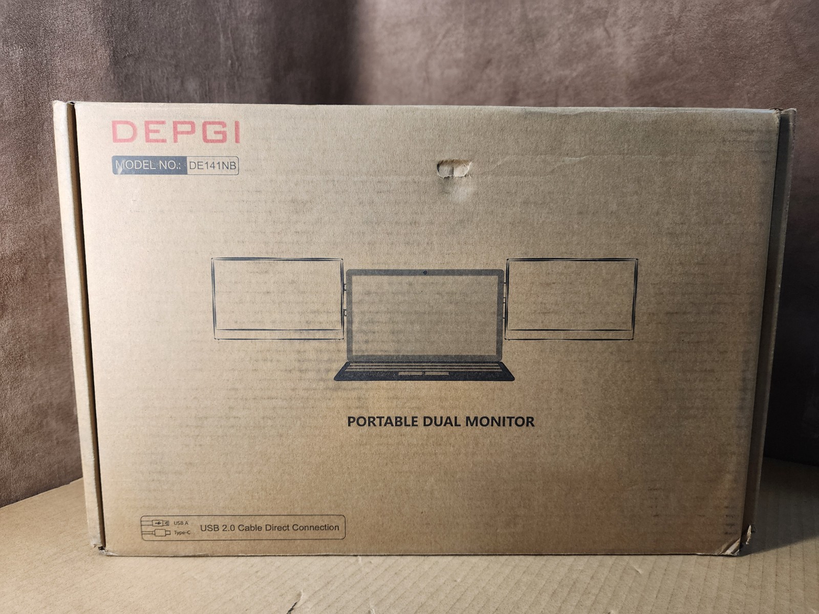 DEPGI 14″ Laptop Screen Extender, 1200P FHD Portable Triple Monitor DE141NB