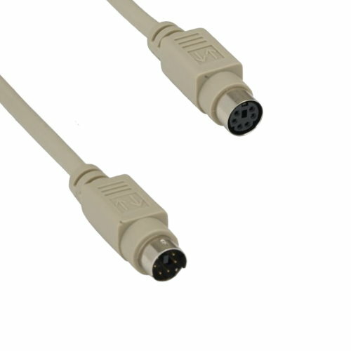 3 feet MDIN6 Extension Cord Mini DIN 6 Pin Male/Female Keyboard Mouse PS/2 PC