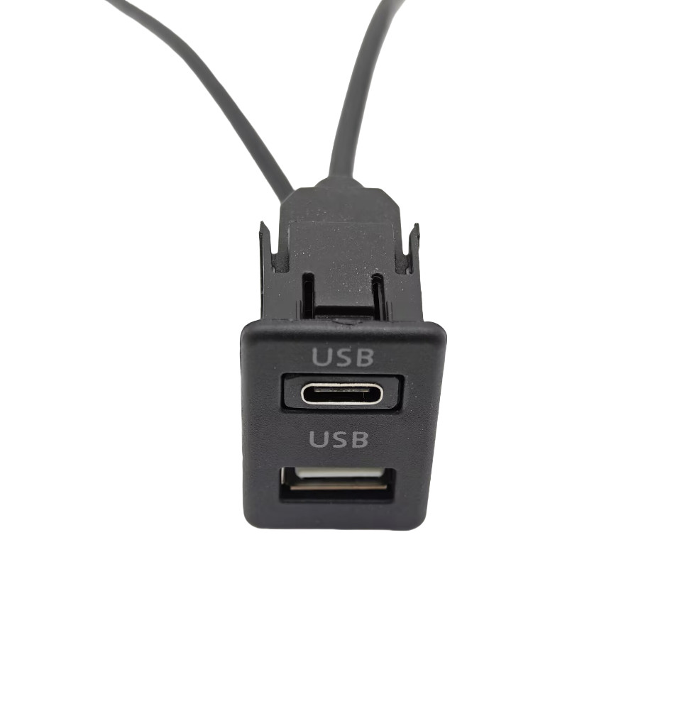 Car Android Navigation TYPE-C USB Port Panel Interface Extension Cable Adapter
