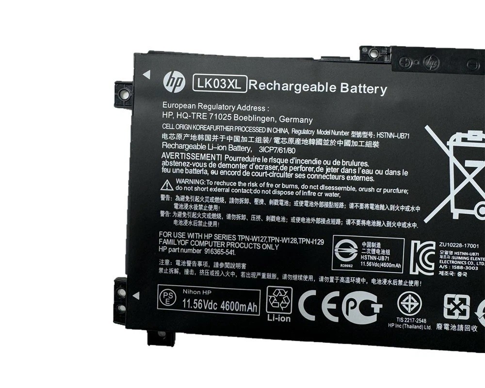 OEM Genuine LK03XL Battery For HP ENVY X360 15-BP 15M-BQ 17M-CE 17-BW L09281-855