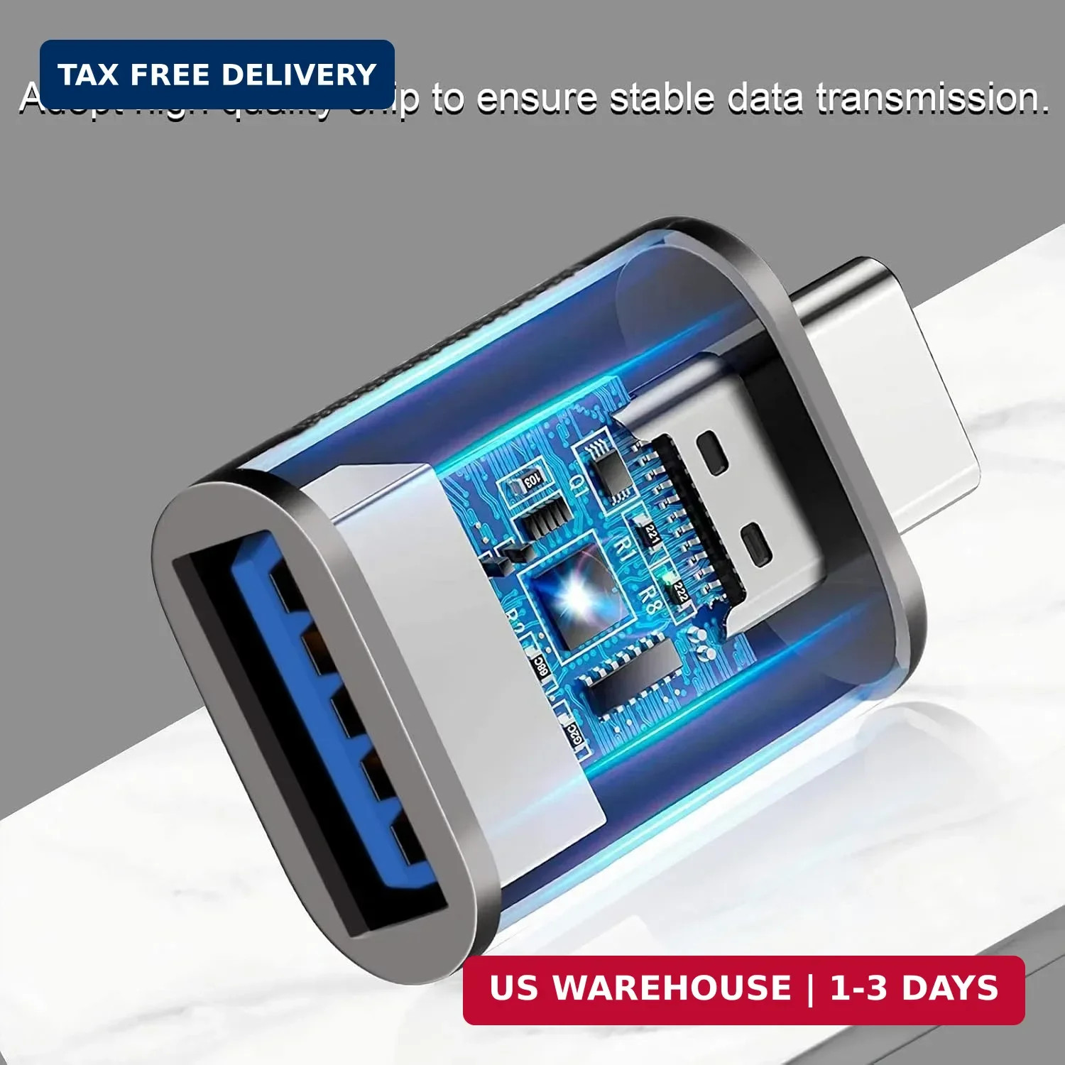 USB C to USB Adapter, Type C Thunderbolt 4 OTG Converter, USB C Male to USB 3.0