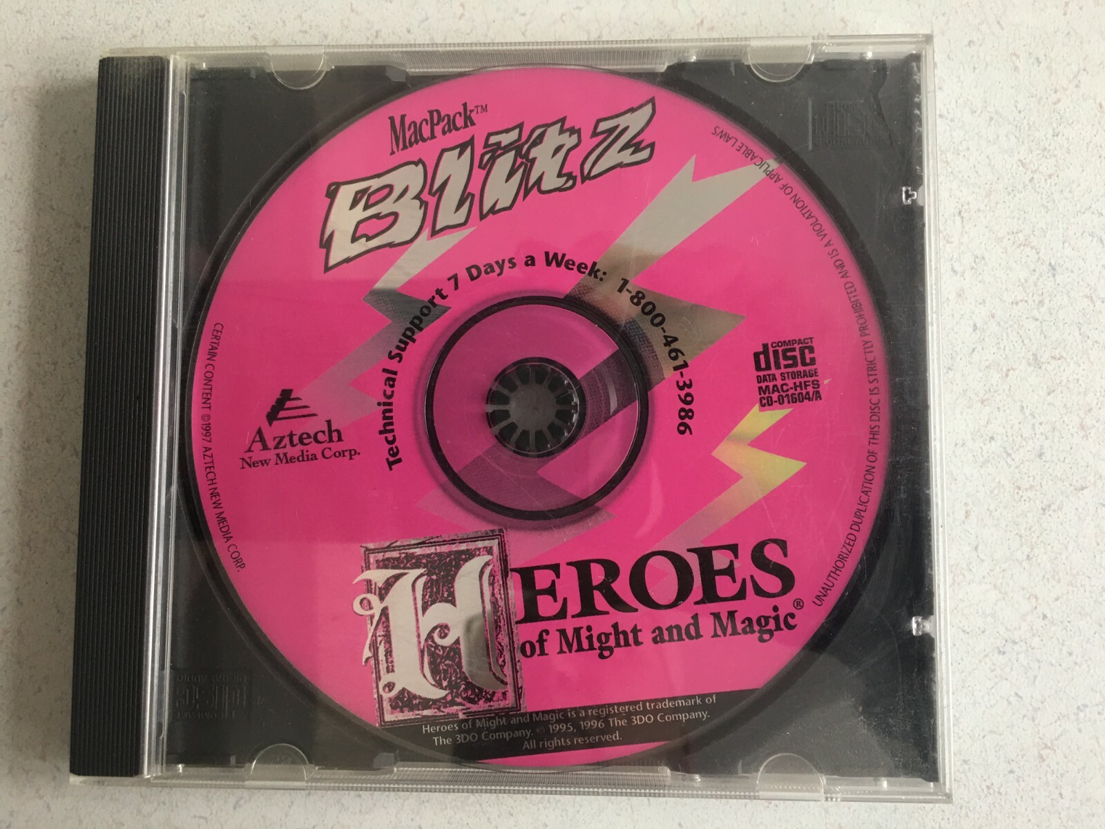 MacPack Blitz Heroes of Might and Magic CD-Rom for Macintosh