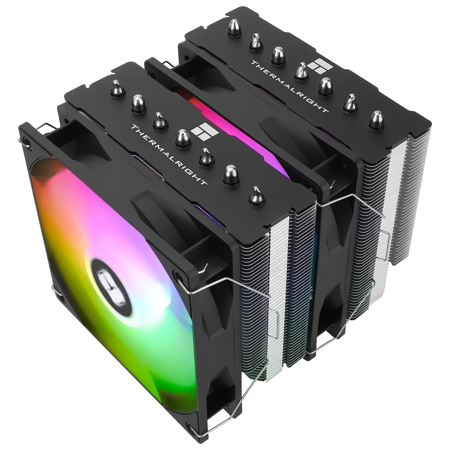 High Performance CPU Cooler – 7 Heat Pipes, 1500 RPM Fans, Silent Operation