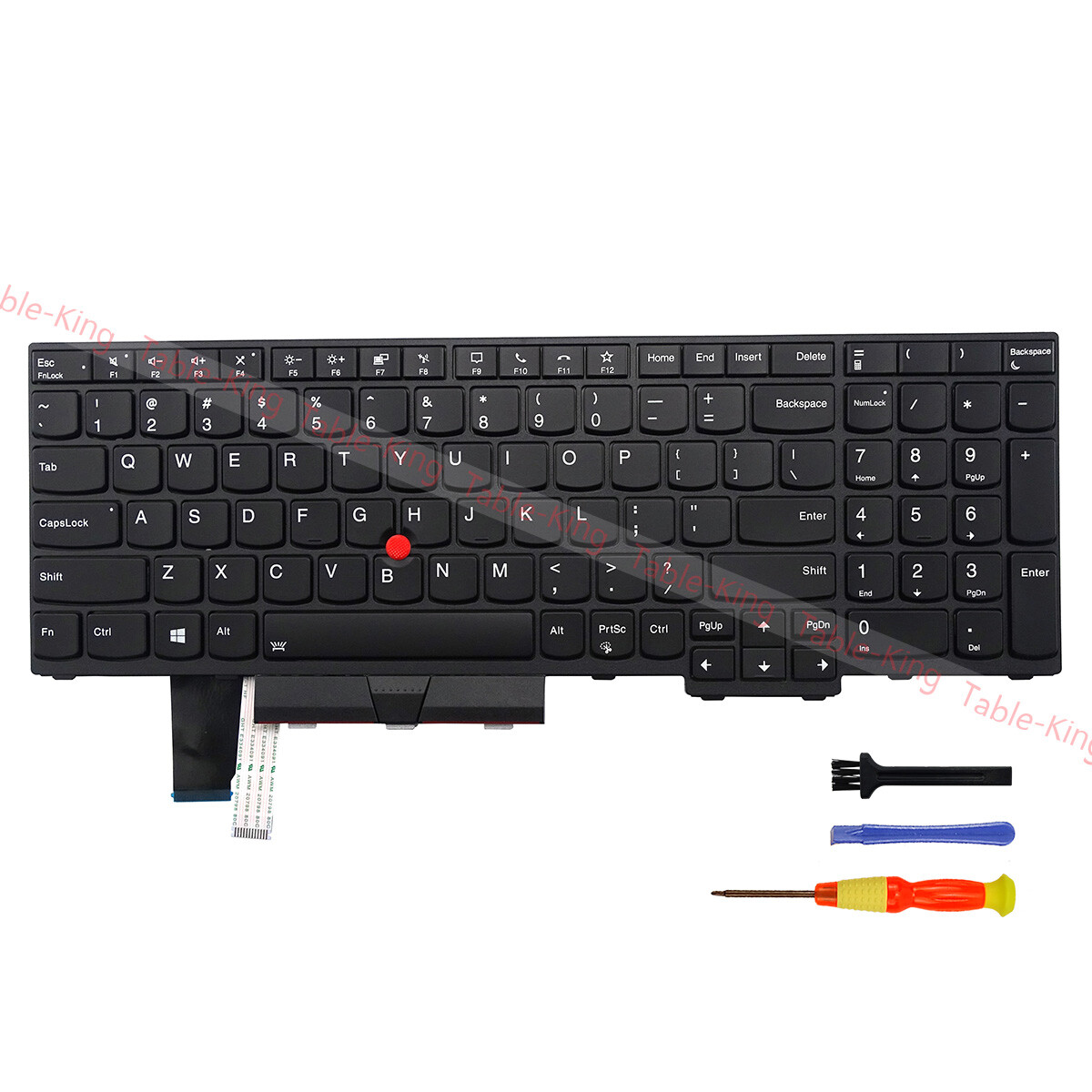 Backlit Replacement Keyboard for Lenovo Thinkpad L15/L15 Gen1/L15 Gen2 US Layout