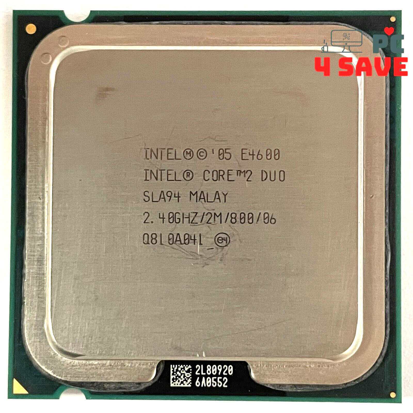 Intel Core 2 Duo E4600 2.40GHz 2-Core LGA775 Desktop CPU Processor 65W SLA94