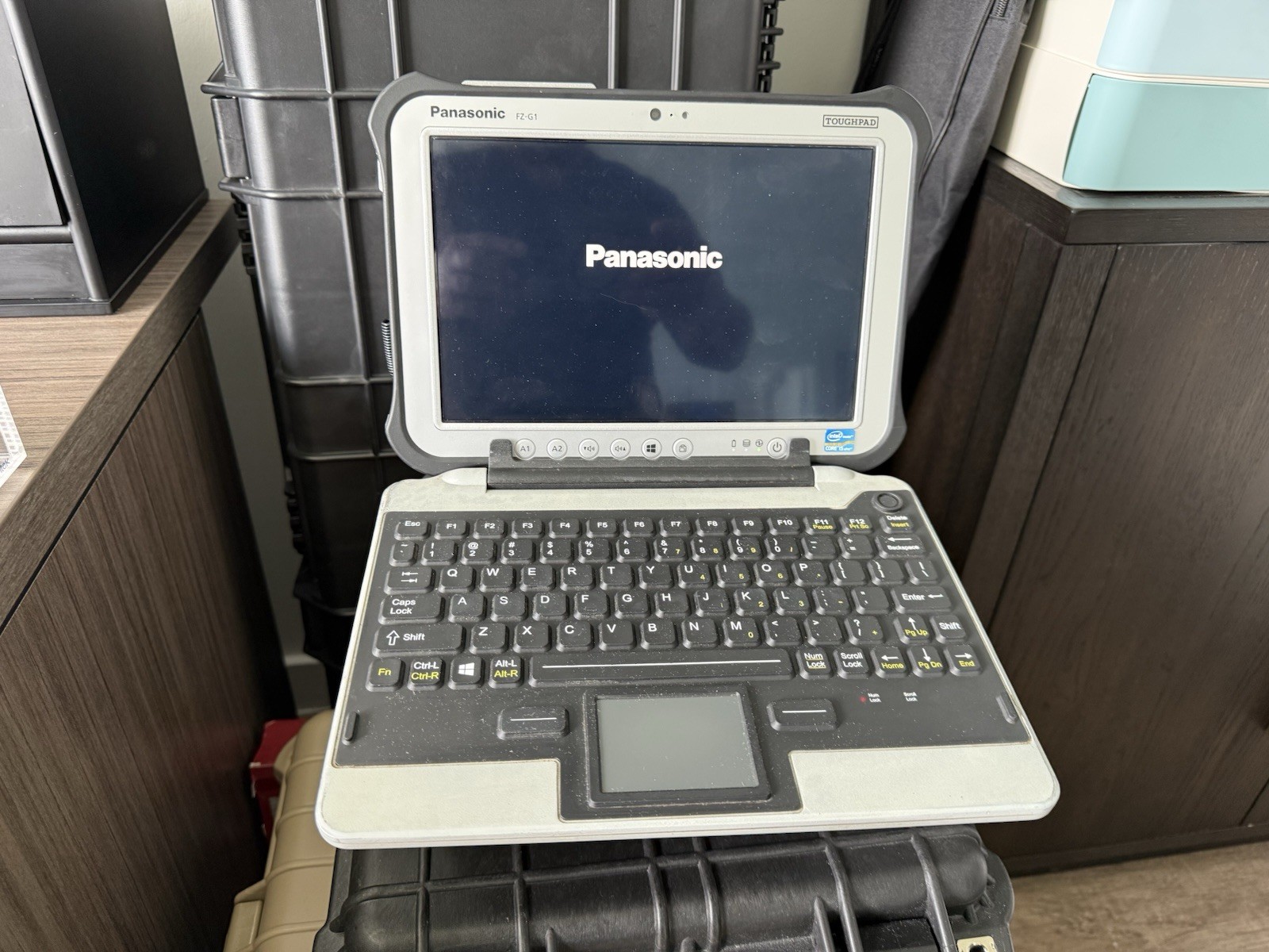 Panasonic FZ-G1 Toughpad With iKEY keyboard!