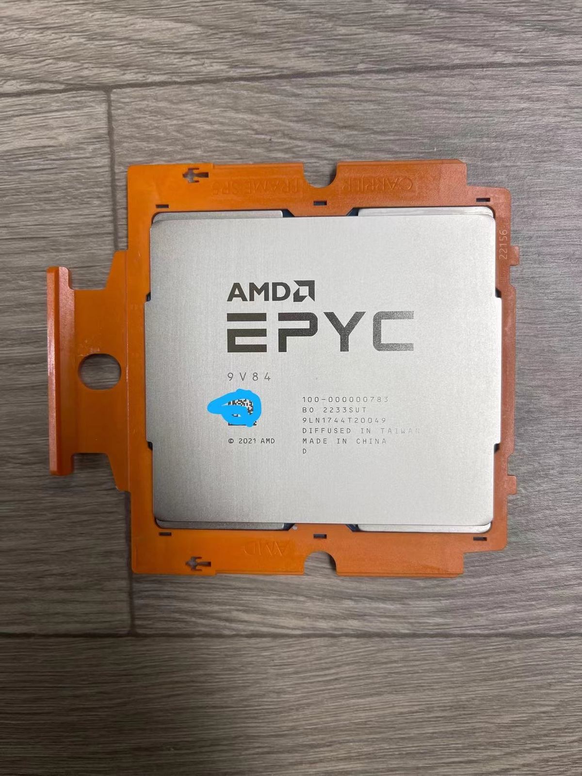 AMD EPYC GENOA SP5 ZEN4 9v84 96c 192t 2.4GHz CPU Customized version 9654