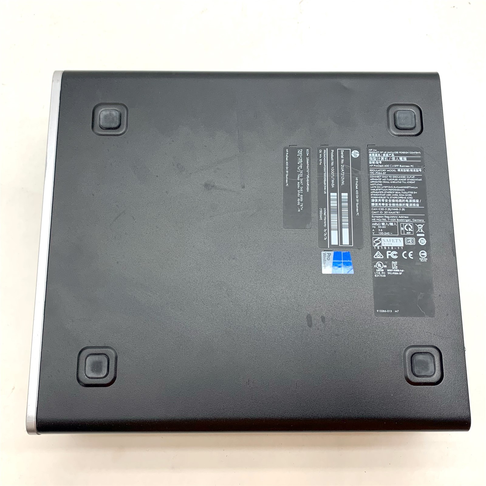 HP ProDesk G4 400 SFF Desktop PC Intel i5-7500 3.4Ghz 8GB DDR4 256GB SSD Win 11