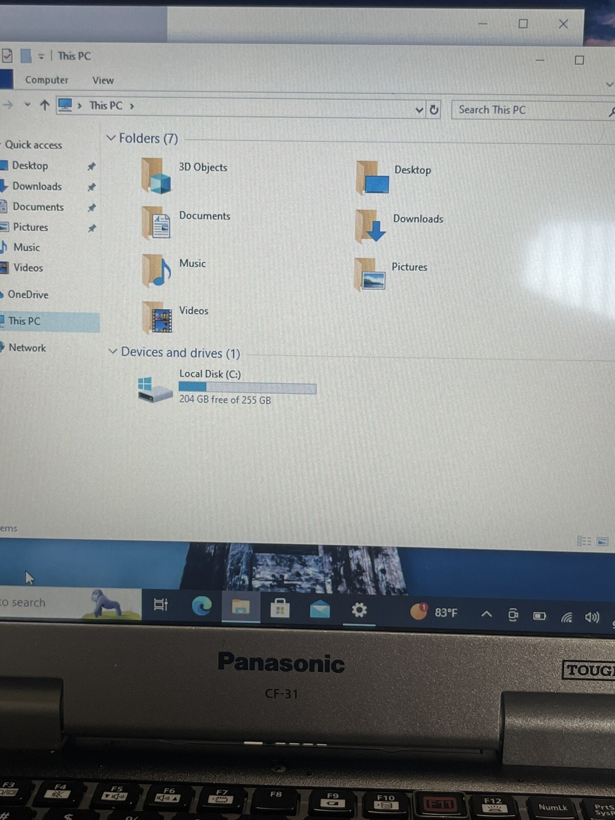 Panasonic Toughbook CF-31 MK6 I5-7300U 2.70 ghz 16gb 250 gb SSD 4G W11