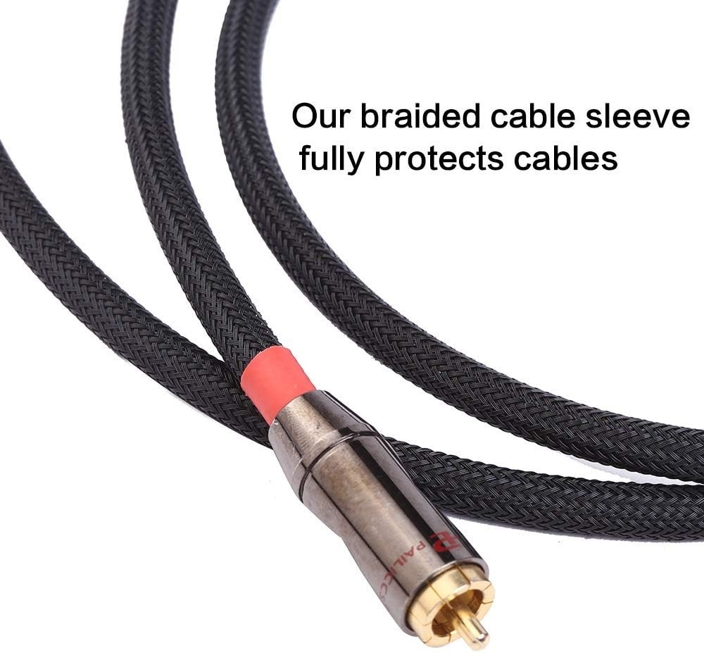 “100ft Braided Split Sleeving Wire Loom Tubing Cable Sleeve Cord Protector “