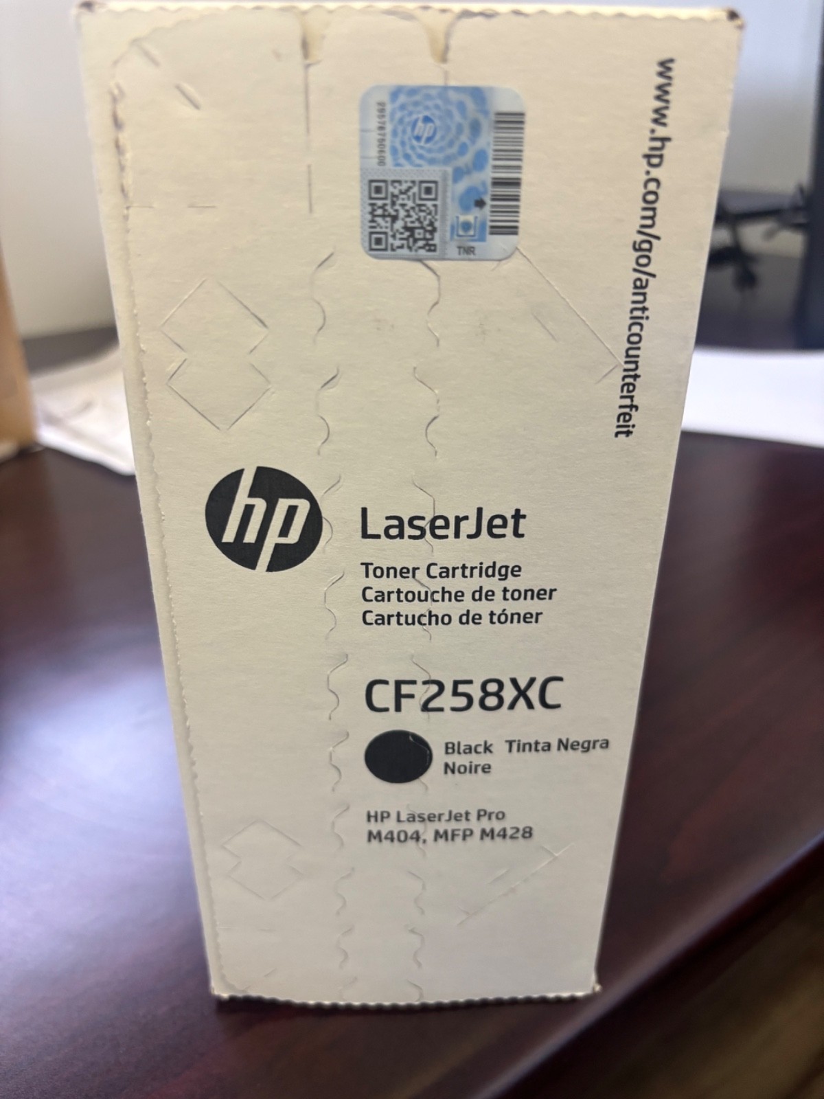 HP CF258XC 58X Black High Yield Toner Cartridge, LaserJet Pro M428 series Sealed