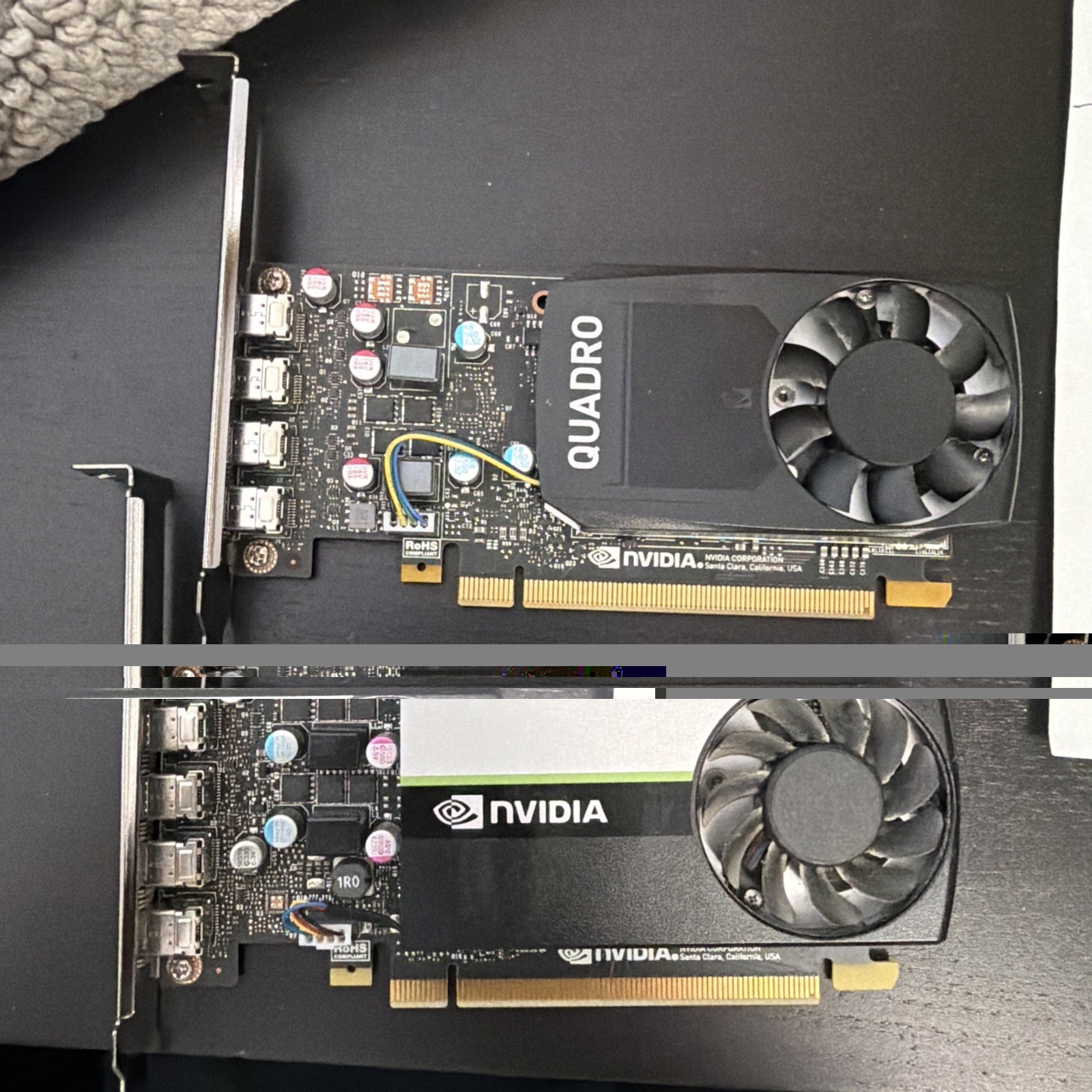 Dell NVIDIA Quadro T1000 4x Mini-DisplayPort 4GB DDR6 & quadro p800