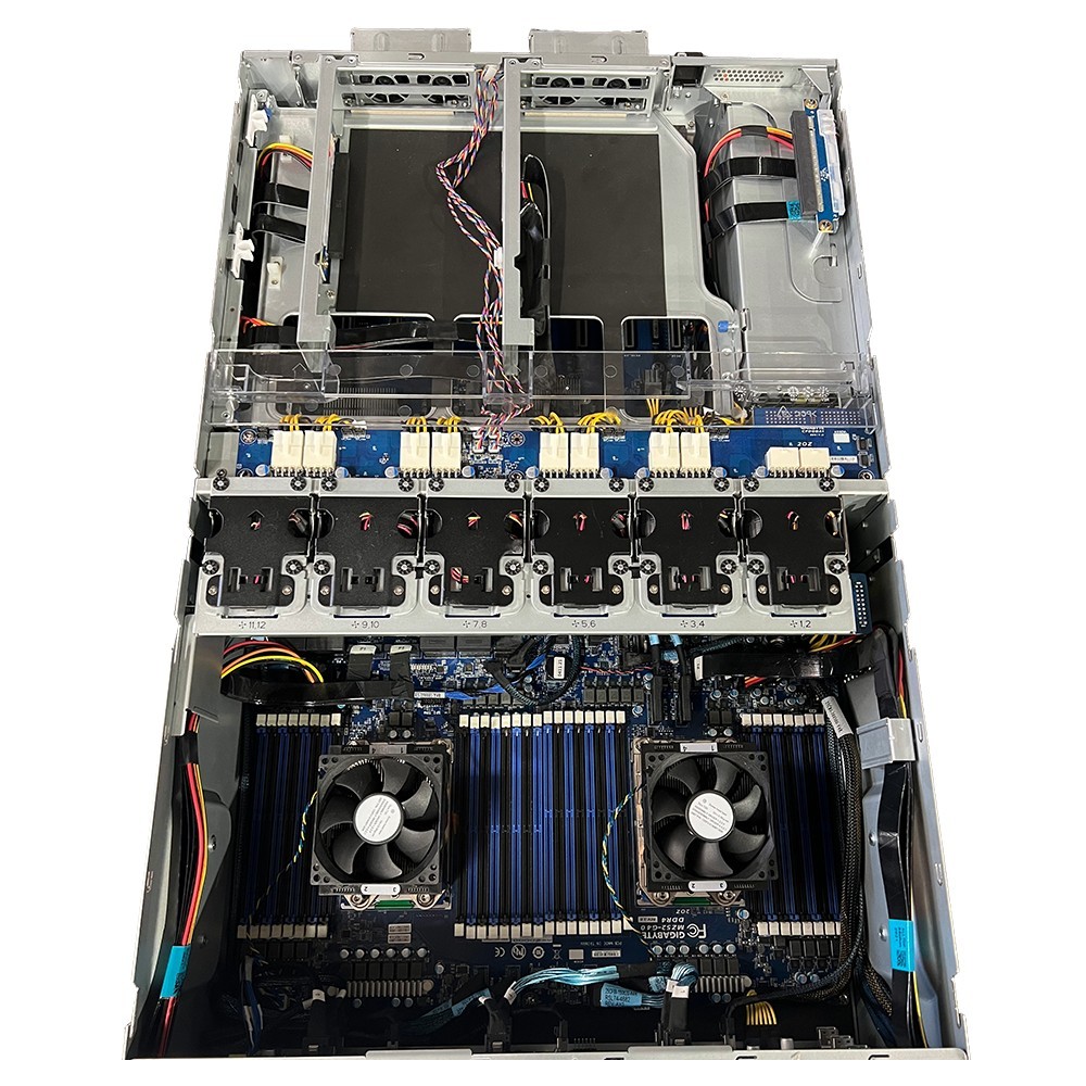 Gigabyte G492-Z51 4U 12-Bay DDR4 AMD SP3 GPU Server 2×7352 48-Core CTO