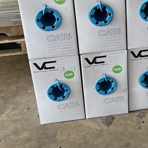 Cat6 Vertical Cable 550 MHz 1000 Feet Price Is For 1 Box Multiple Available