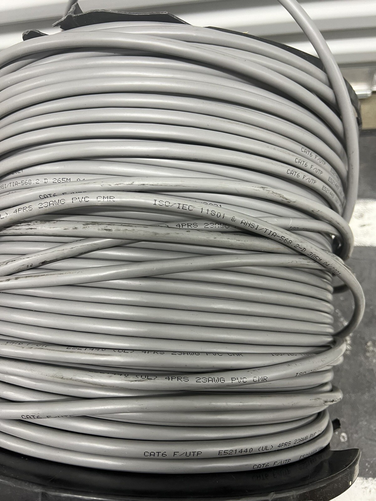 Cat6 Plenum Shielded F/UTP, 1000ft, 23AWG