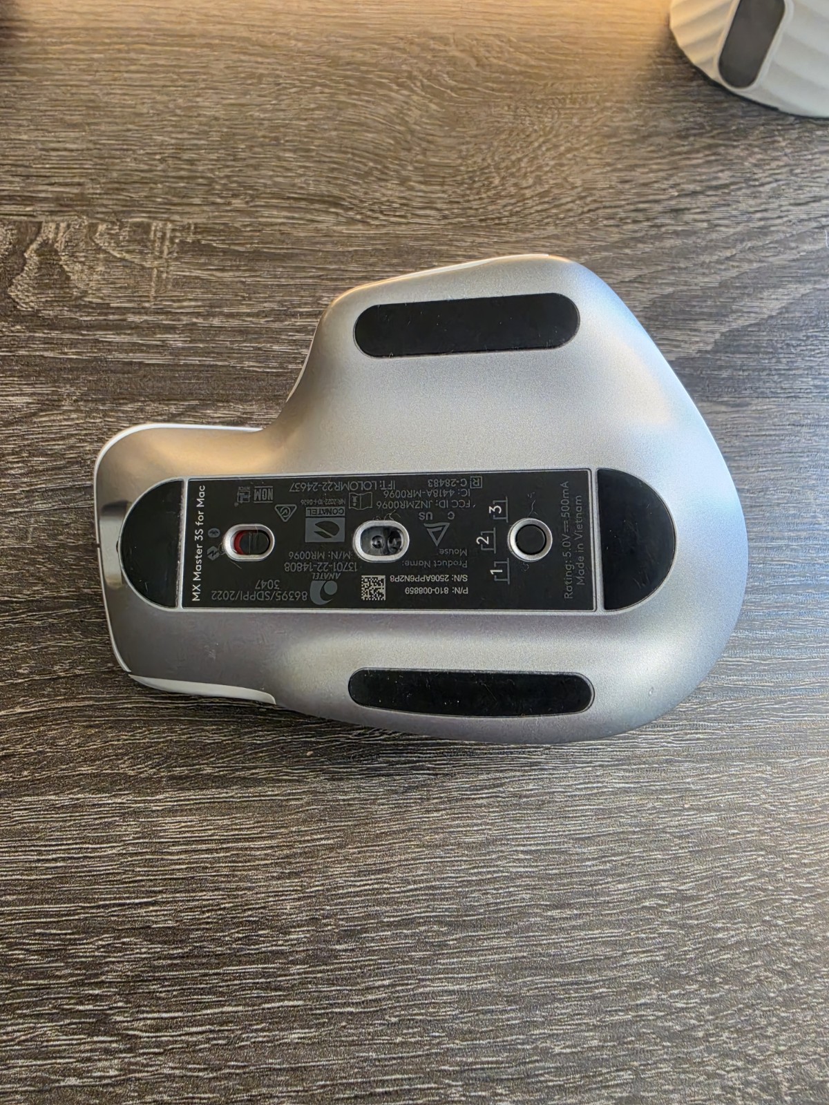 Logitech MX Master 3S Wireless Mouse for Mac – Pale Gray