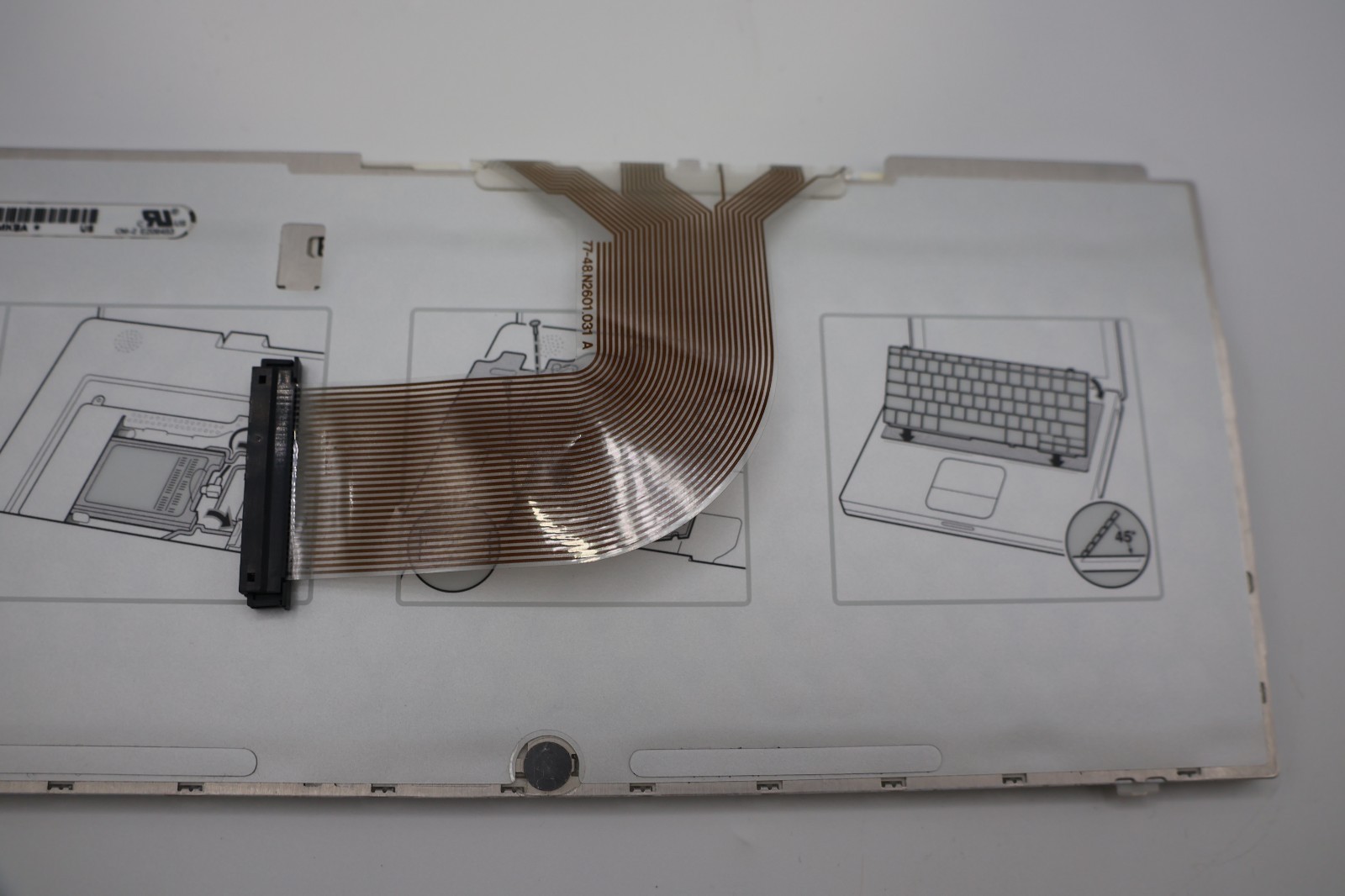 iBook G3 12″ Keyboard 2004 800MHz~Mid 2005 1.33GHz 922-6132 922-6901 922-6638