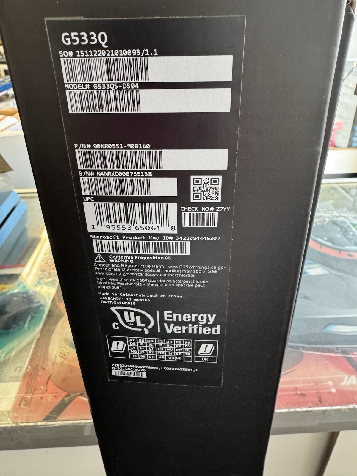 ASUS ROG Strix SCAR 15 G533QS R9 5900HX RTX 3080 16GB 1TB SSD Win11