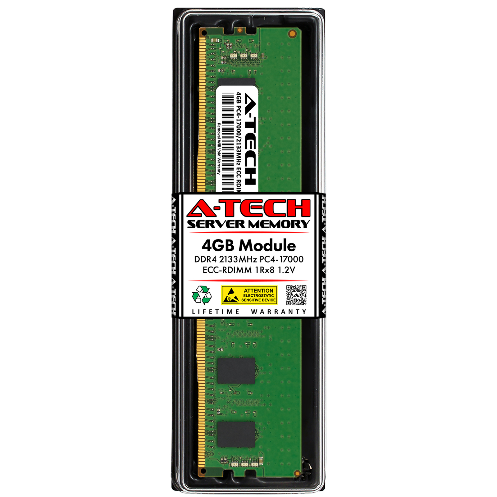 4GB DDR4 2133 ECC RDIMM Micron MTA9ASF51272PZ-2G1A2 Equivalent Server Memory RAM
